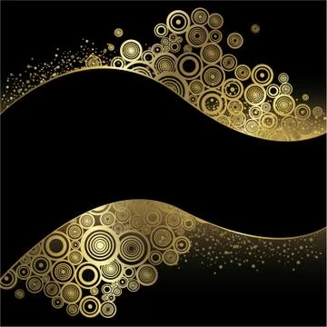 Glitter gold background Stock Illustration