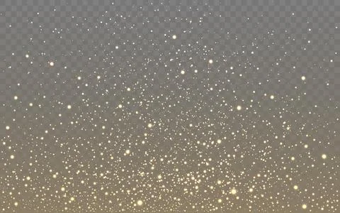 Glitter gold effect. Luxury particles for poster, greeting card or website Stock-Illustration