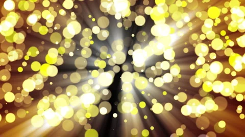 Glitter gold light. Loop. Stock Footage