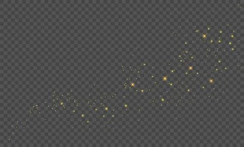 Glitter gold particles background effect for luxury greeting card. Christma.. Stock Illustration