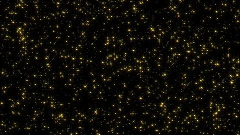 Glitter gold particles. Looping Overlay Video stock 255291974