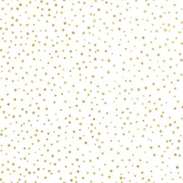 Glitter gold seamless pattern with polka dots. Hipster trendy effect. EPS 10 Stockillustratie