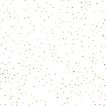 Glitter gold seamless pattern with polka dots. Hipster trendy effect. EPS 10 Stockillustratie