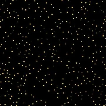 Glitter gold seamless pattern with polka dots. Hipster trendy effect. EPS 10 Stockillustratie