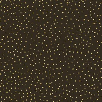 Glitter gold seamless pattern with polka dots. Hipster trendy effect. EPS 10 Stockillustratie
