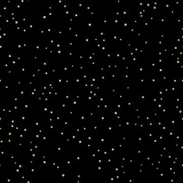 Glitter gold seamless pattern with polka dots. Hipster trendy effect. EPS 10 Illustrazione stock