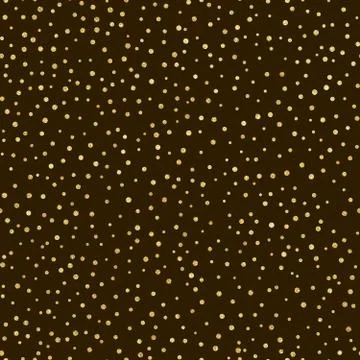 Glitter gold seamless pattern with polka dots. Hipster trendy effect. EPS 10 스톡 일러스트