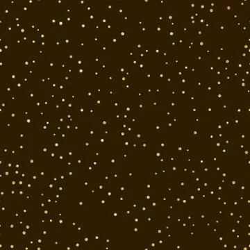 Glitter gold seamless pattern with polka dots. Hipster trendy effect. EPS 10 스톡 일러스트