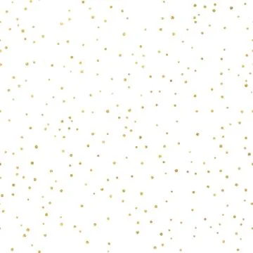 Glitter gold seamless pattern with polka dots. Hipster trendy effect. EPS 10 스톡 일러스트