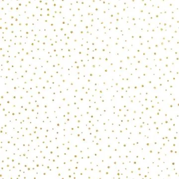 Glitter gold seamless pattern with polka dots. Hipster trendy effect. EPS 10 Stockillustratie