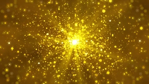 Glitter Golden Particles Background 動画素材 338188840