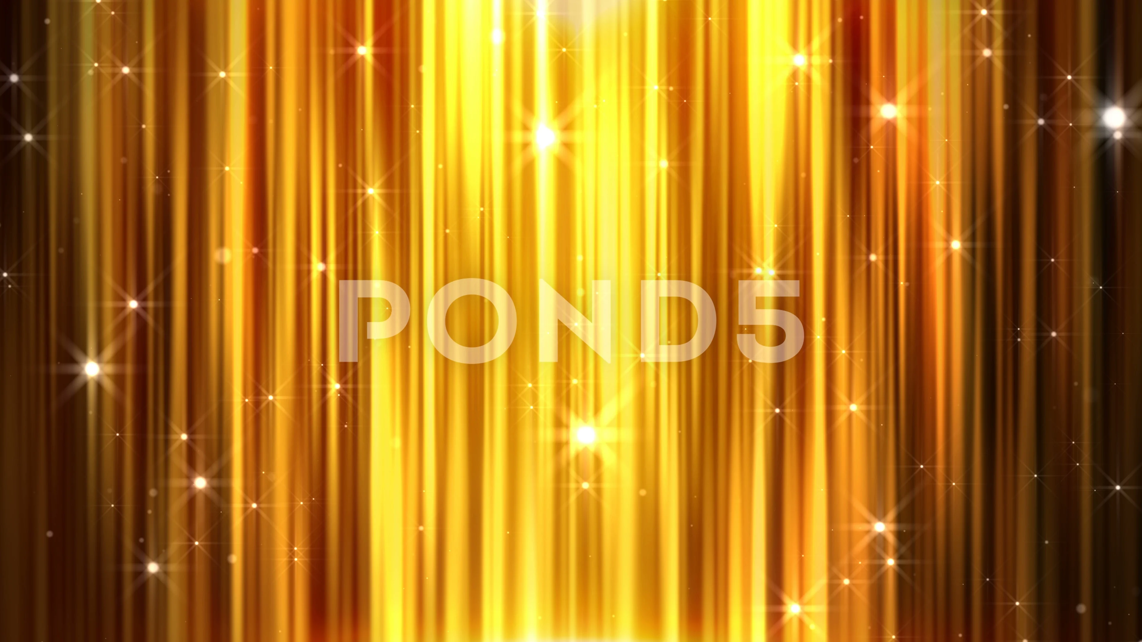 glitter golden stage curtains background | Stock Video | Pond5