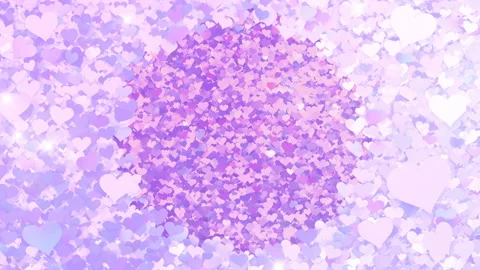 Glitter Heart Frame 2 Ch Violet Flash 4k Vídeos de archivo 103986147