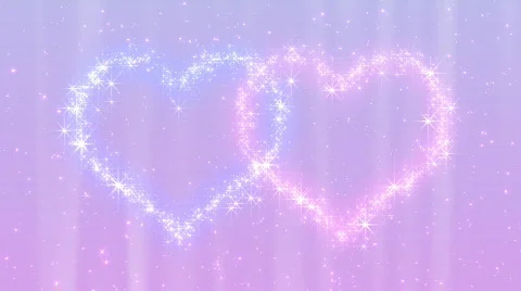 Glitter Heart KH BfD HD Stock Footage