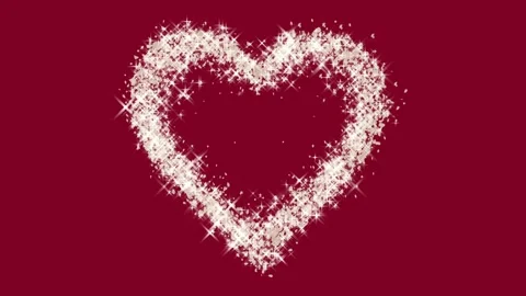 Glitter heart love background Stock Footage 241350810
