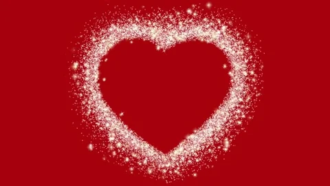 Glitter heart romantic hearts background... | Stock Video | Pond5