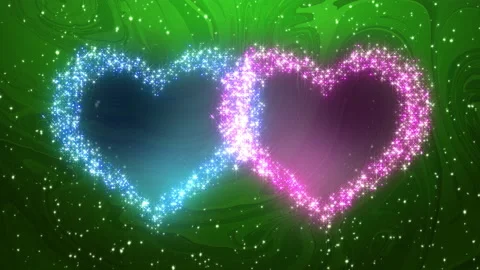 Glitter Heart Shining Particles background AfC2 Vídeos de archivo 144917317