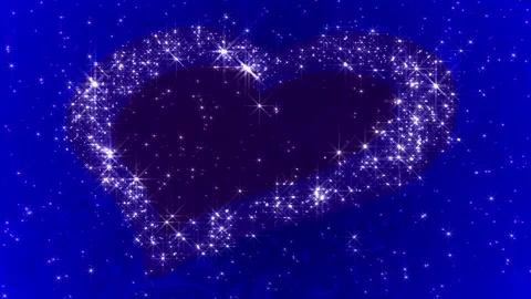 Glitter Heart Shining Particles background AnA1 Stock Footage 144918162