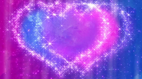 Glitter Heart Shining Particles background BfD2 Stock Footage 144920237