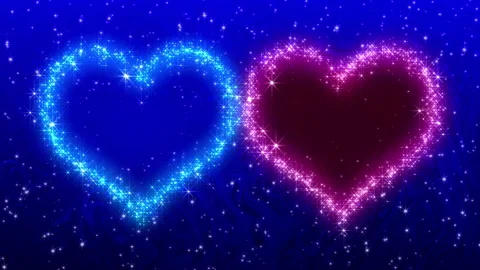 Glitter Heart Shining Particles background BfC1 Vídeos de archivo 144920240