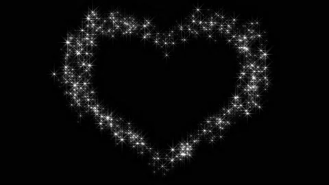 Glitter Heart Shining Particles background Sozai Af Vídeos de archivo 144921884