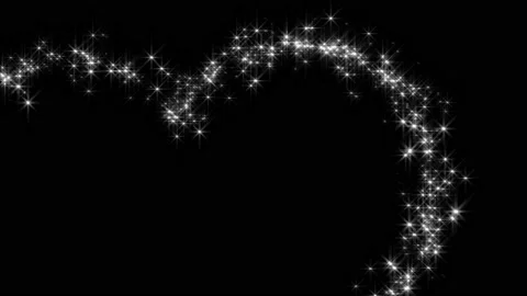 Glitter Heart Shining Particles background Sozai Bh Stock Footage 144922449