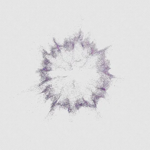 Glitter Hit on Alpha 006 Stock Footage 329078113