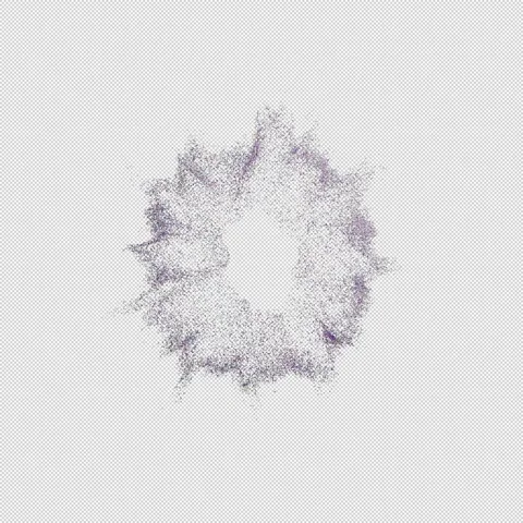 Glitter Hit on Alpha 007 Stock Footage 329078092