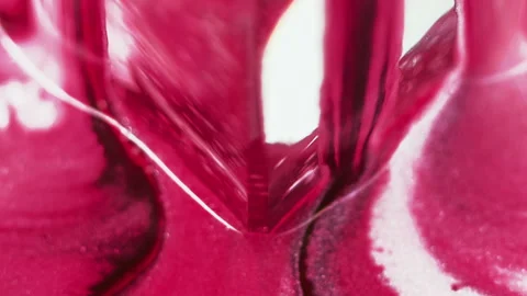 Glitter ink background paint mix burgundy white Stock Footage 270974977