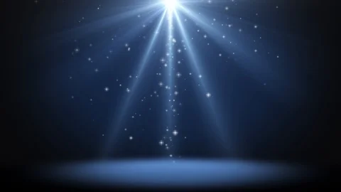 Glitter Light Blue Background Loop Stock Footage 96219551