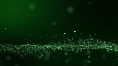 Glitter light green particles stage abstract background. Stock Footage 283831552
