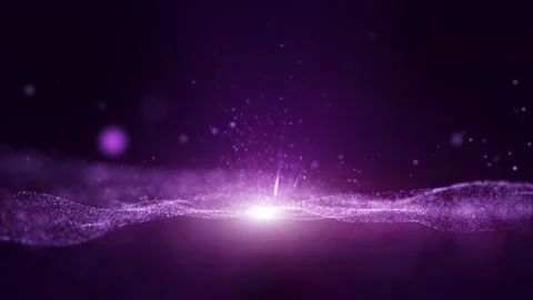 Glitter light purple particles stage and light shine abstract background. Stock Footage 283836770