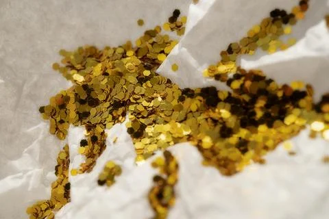 Glitter on a light surface Stock Photos