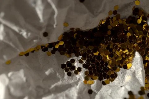 Glitter on a light surface Stock Photos