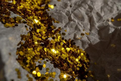 Glitter on a light surface Stock Photos
