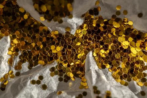 Glitter on a light surface Stock Photos