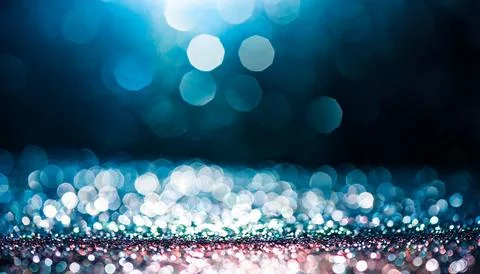 Glitter lights background defocused texture christmas abstract background Foto stock