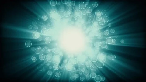 Glitter lights with exclusion of bubbles Stock Footage 253339376