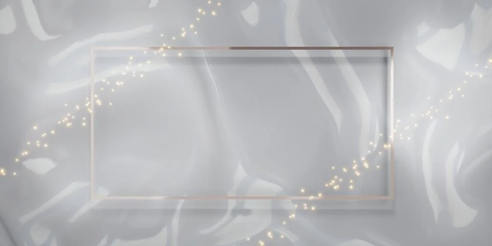 Glitter luxury frame background For pasting text and content 3D illustrations Stock Illustration
