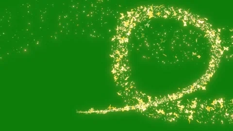 Glitter Magic Butter Flying Shape Particle Trail Flying, 스톡 동영상 283553499