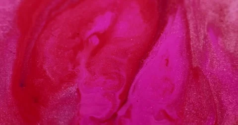 Glitter mix abstract art paint ripple water wet Stock Footage 313480047