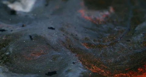 Glitter mixing diffusion paint shiny opaque mass Stock Footage 292949061