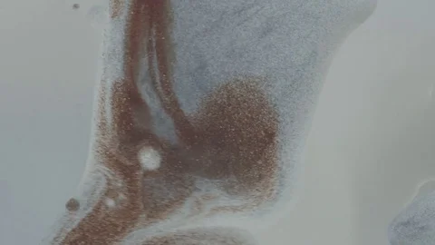 Glitter Mixture Swirls in Water Background Stock Footage 77779324