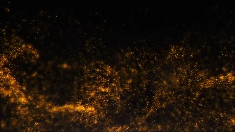 Glitter orange particles abstract background flickering particles Stock Footage 257015183
