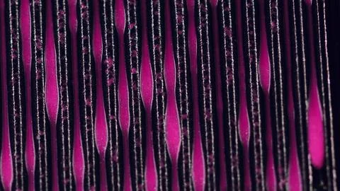 Glitter paint drip stripe pattern pink purple drop 库存照片