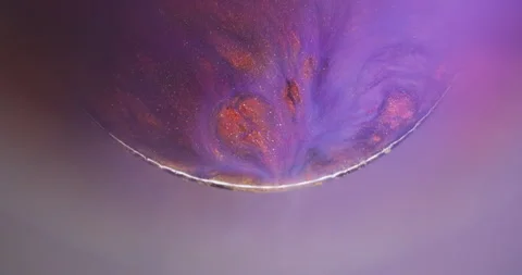 Glitter paint fluid sparkling texture neon shiny Stock Footage 339773951