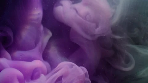 Glitter paint smoke sparkling wave texture cloud Stock Footage 329658505