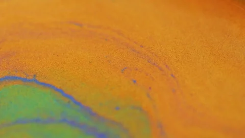 Glitter paint wave liquid shimmer texture golden Vídeos de archivo 276933258