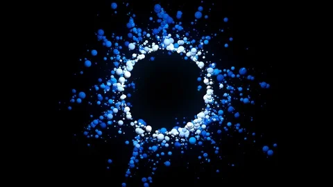 Glitter Particles Background. Dust Particles Background. Loop Video stock 104026421