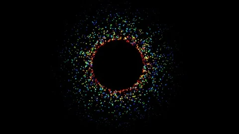 Glitter Particles Background. Dust Particles Background. Loop Video stock 104026423